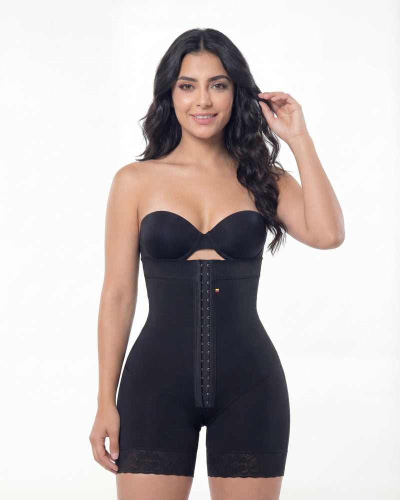 مشد شورت بخصر عالي ومشابك